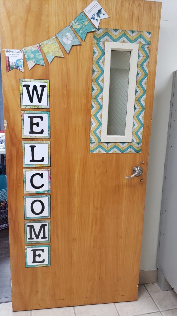 back to school door decorations